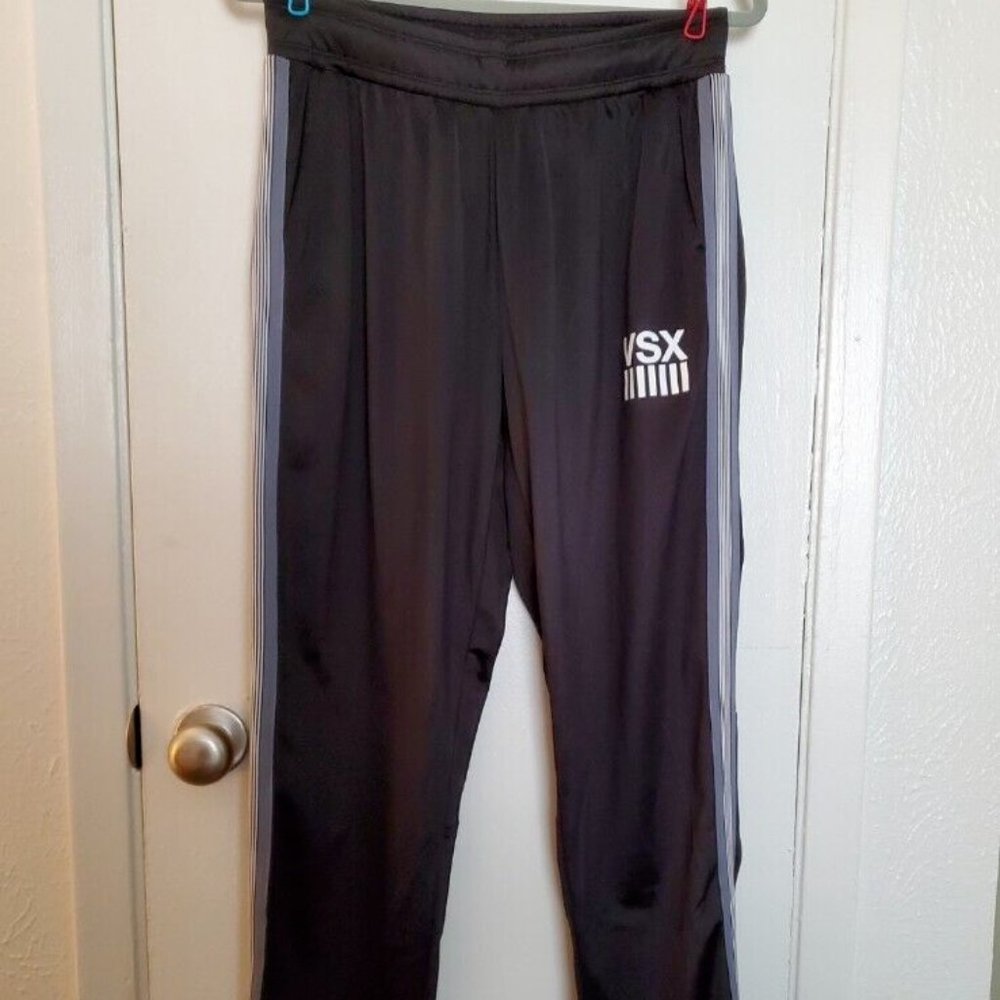 VICTORIA SECRET VSX SPORT Athletic Pants Women Black 100% Polyester M EUC